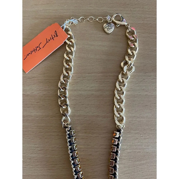 NWT Betsey Johnson Pink Pumpkin Necklace - Picture 5 of 9